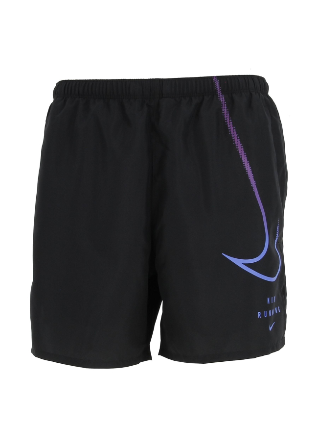 Short de running challenger 5bf noir homme - Nike