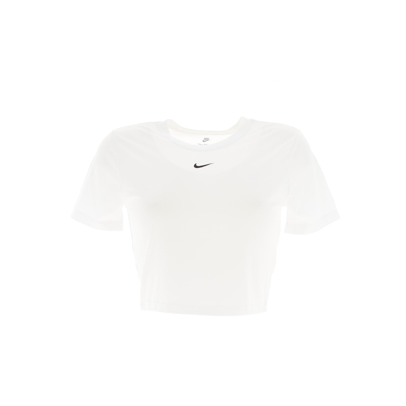 T-shirt sport crop essential blanc femme - Nike