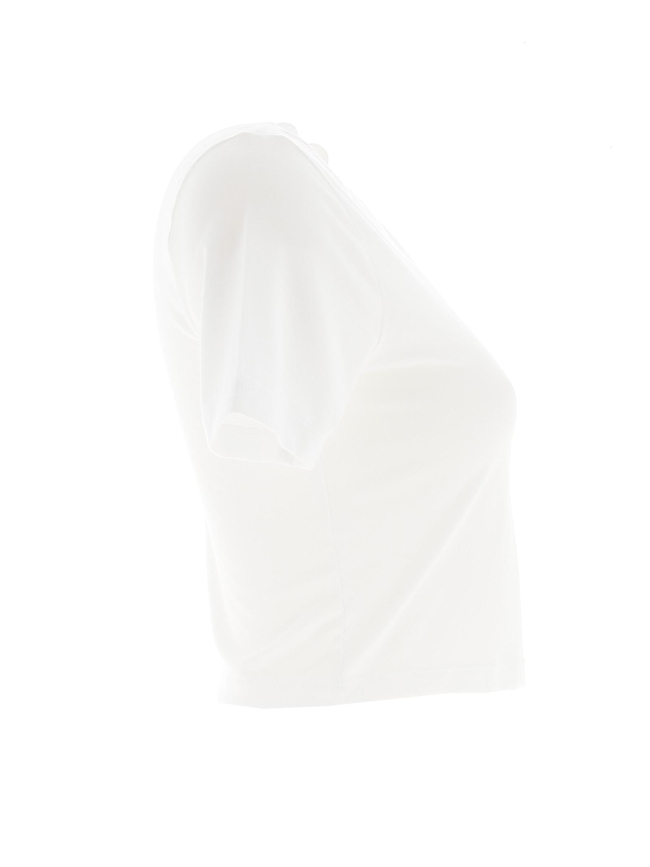 T-shirt sport crop essential blanc femme - Nike