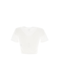 T-shirt sport crop essential blanc femme - Nike