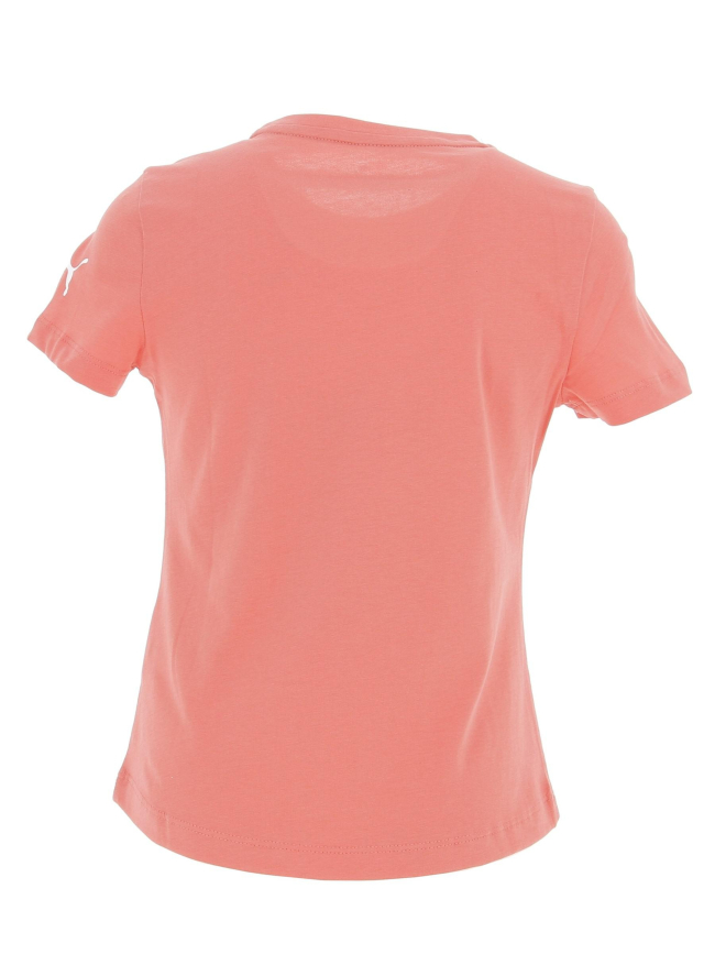 T-shirt multilogo rose fille - Puma