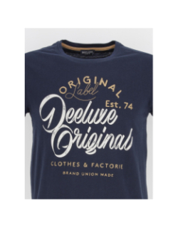 T-shirt daily bleu marine homme - Deeluxe