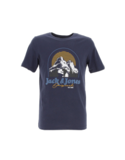T-shirt jorrise bleu marine homme - Jack & Jones