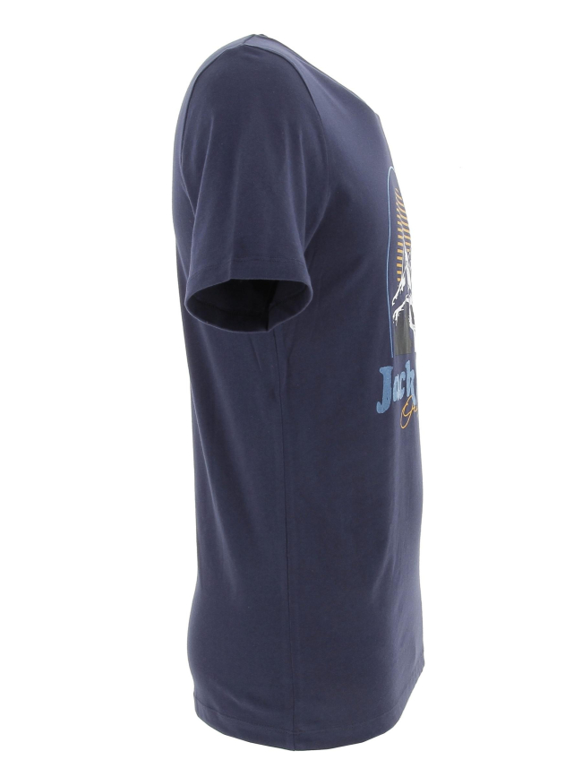 T-shirt jorrise bleu marine homme - Jack & Jones