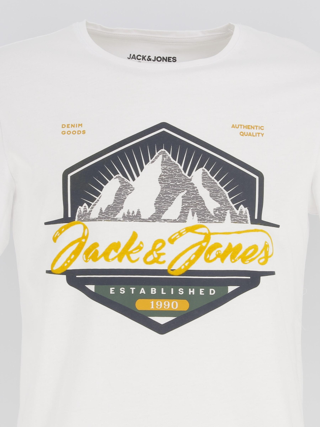 T-shirt jorrise blanc homme - Jack & Jones