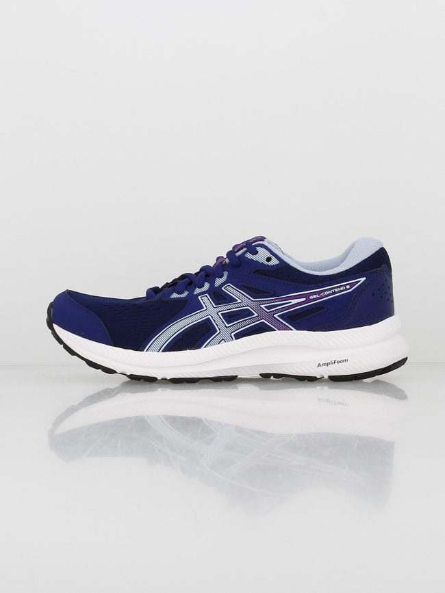 Chaussures de running gel contend 8 bleu marine femme - Asics