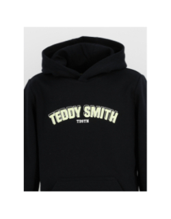 Sweat à capuche s-top noir garçon - Teddy Smith