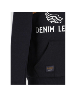 Sweat à capuche zippé bleu marine garçon - Redskins