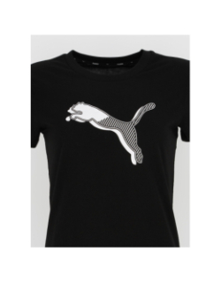 T-shirt sport power graphic noir femme - Puma