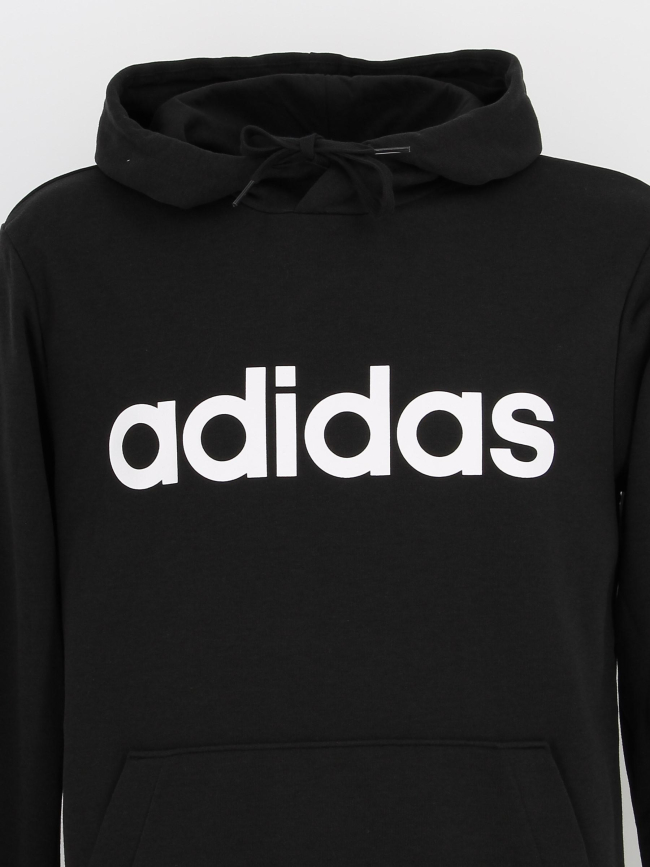 Sweat à capuche logo noir homme - Adidas