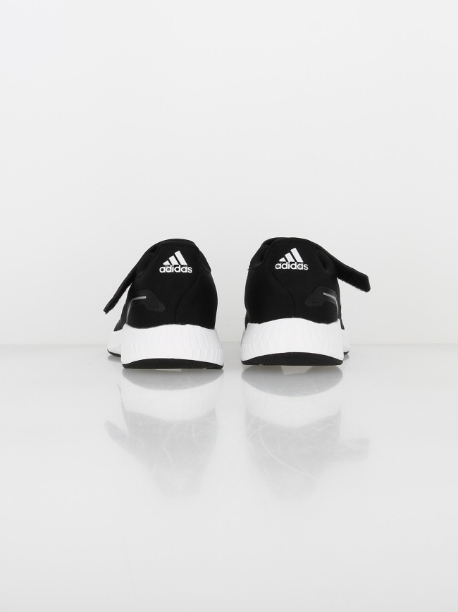 Chaussures running à scratch runfalcon 2.0 noir enfant - Adidas