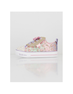 Baskets à scratch shuffle lite sweet violet fille - Skechers