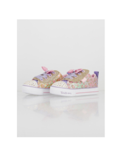 Baskets à scratch shuffle lite sweet violet fille - Skechers