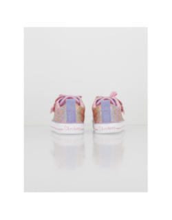 Baskets à scratch shuffle lite sweet violet fille - Skechers