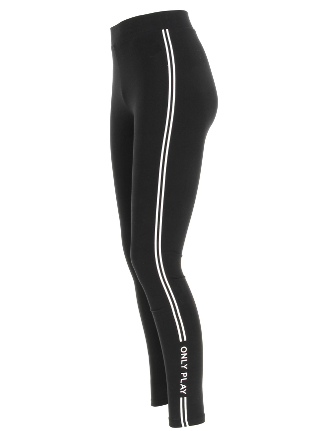 Legging de fitness taille haute positive hw noir femme - Only