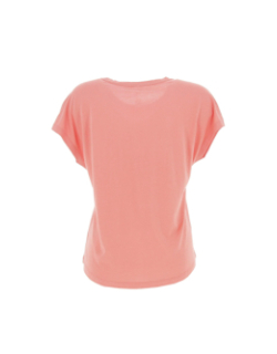 T-shirt positive loose orange femme - Only
