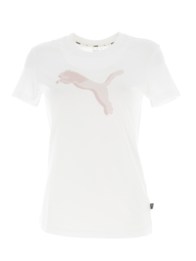 T-shirt power grph blanc femme - Puma