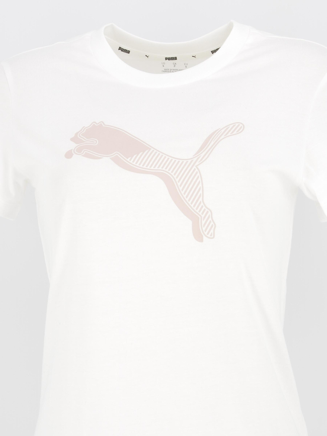 T-shirt power grph blanc femme - Puma