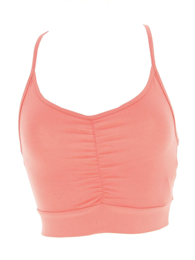 Brassière de sports positive bra rose femme - Only