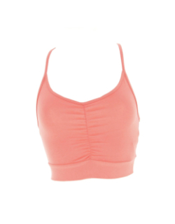 Brassière de sports positive bra rose femme - Only