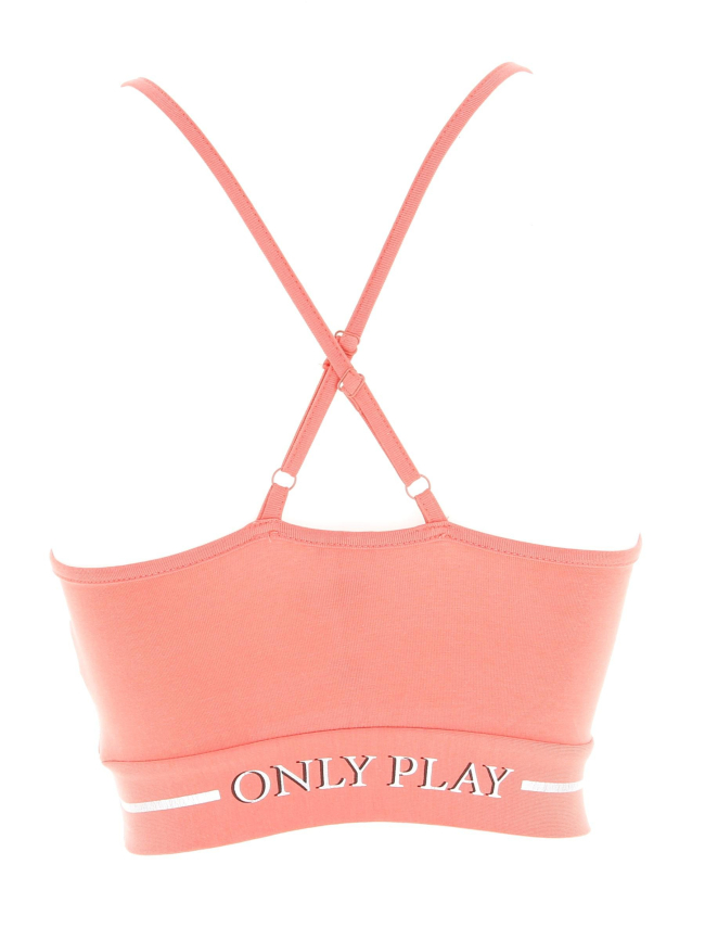 Brassière de sports positive bra rose femme - Only