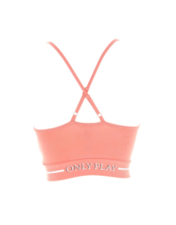 Brassière de sports positive bra rose femme - Only