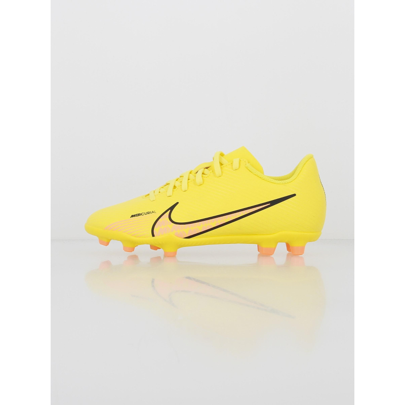 Chaussures de football vapor 15 club jaune enfant - Nike