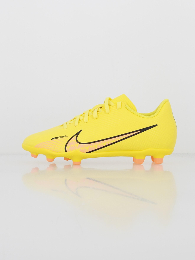 Chaussures de football vapor 15 club jaune enfant - Nike