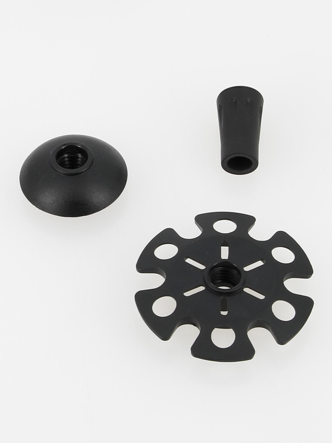 Bâton de randonnée télescopique hobo noir - Elémenterre