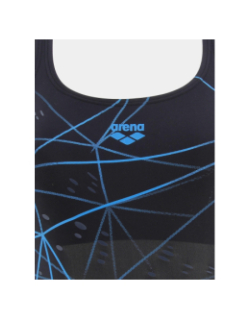 Maillot de bain natation 1 pièce noir femme - Arena