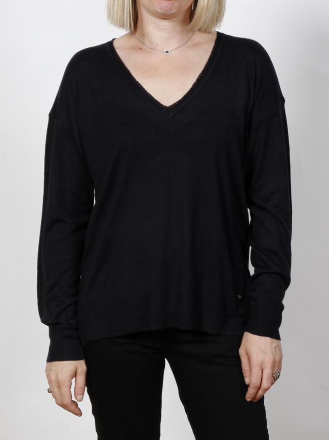 Pull fin breva bleu marine femme - La Petite Etoile