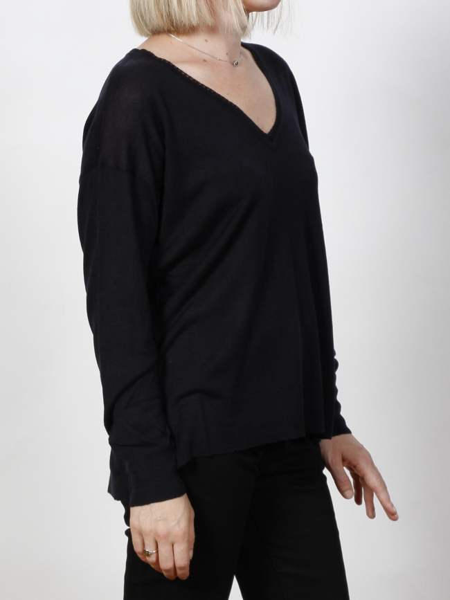 Pull fin breva bleu marine femme - La Petite Etoile