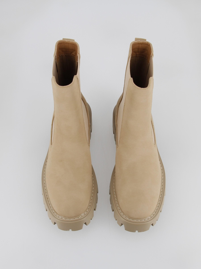 Boots betty beige femme - Only