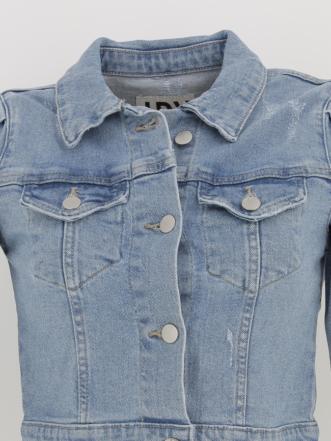 Veste en jean lullu denim bleu femme - Jacqueline De Yong