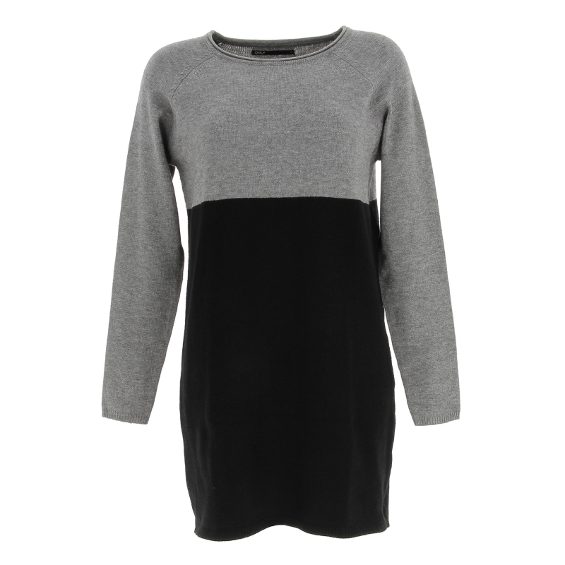 Robe pull onllillo gris femme - Only