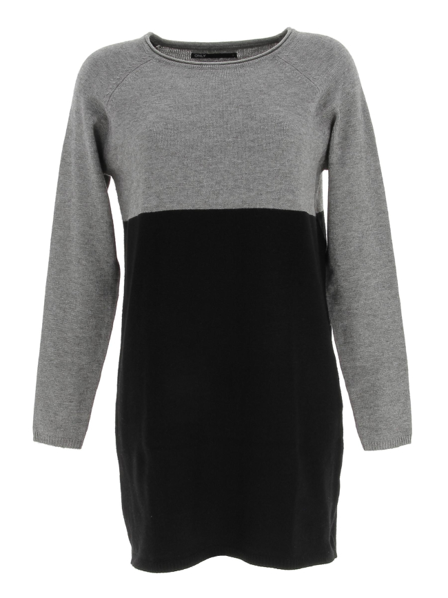 Robe pull onllillo gris femme - Only