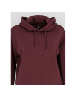 Sweat à capuche onplounge bordeaux femme - Only