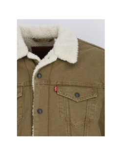 Veste doublée sherpa trucker marron homme - Levi's