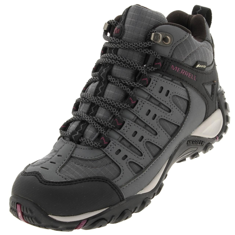 Chaussures de randonnée mid accentor gtx gris femme - Merrell