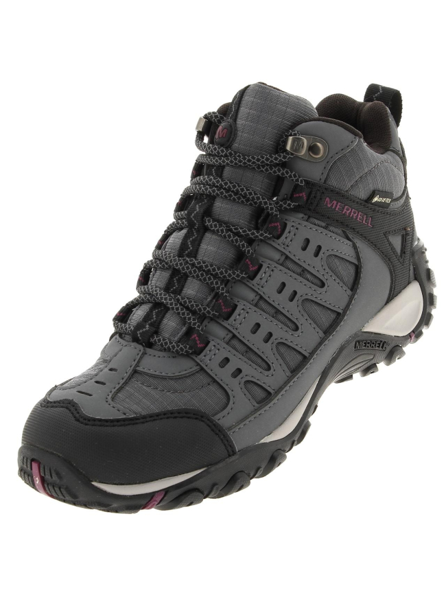 Chaussures de randonnée mid accentor gtx gris femme - Merrell