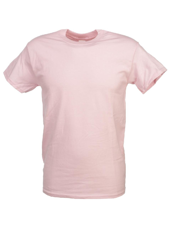 T-shirt basic uni heavy rose homme - Gildan