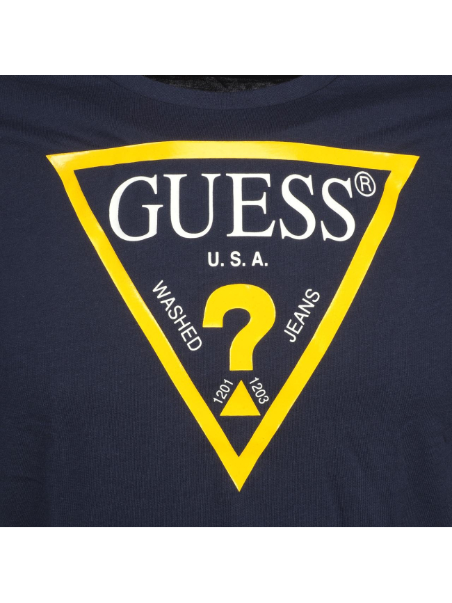 T-shirt manches longues deck bleu enfant - Guess