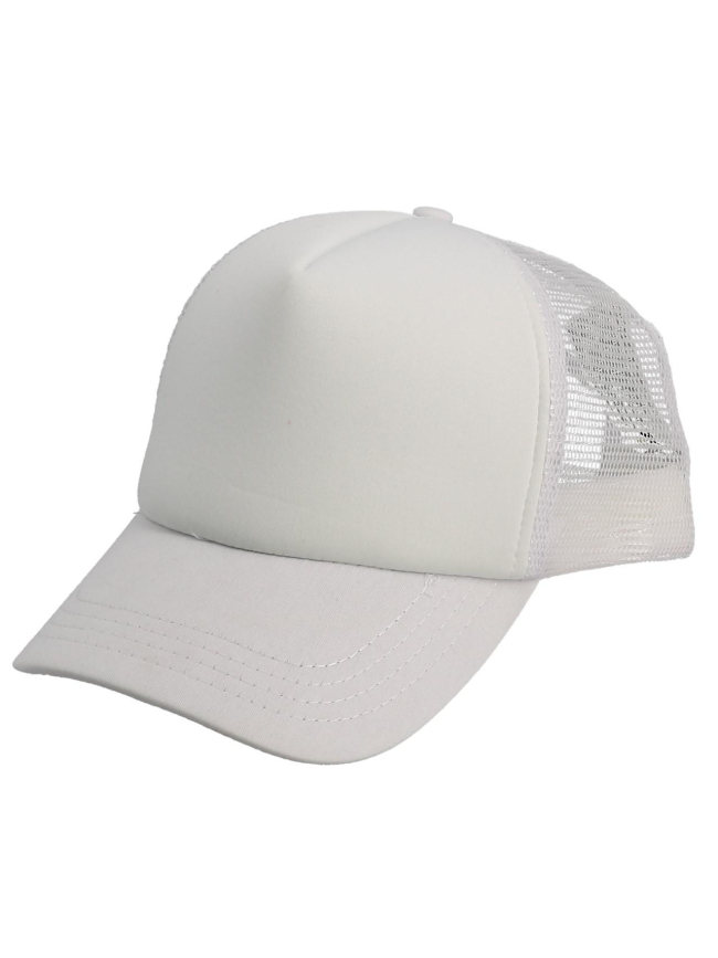 Casquette trucker uni blanc - K Up