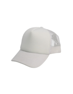 Casquette trucker uni blanc - K Up