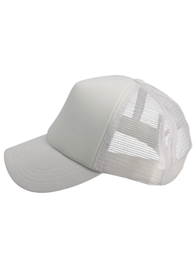 Casquette trucker uni blanc - K Up