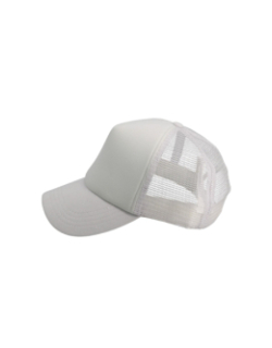 Casquette trucker uni blanc - K Up