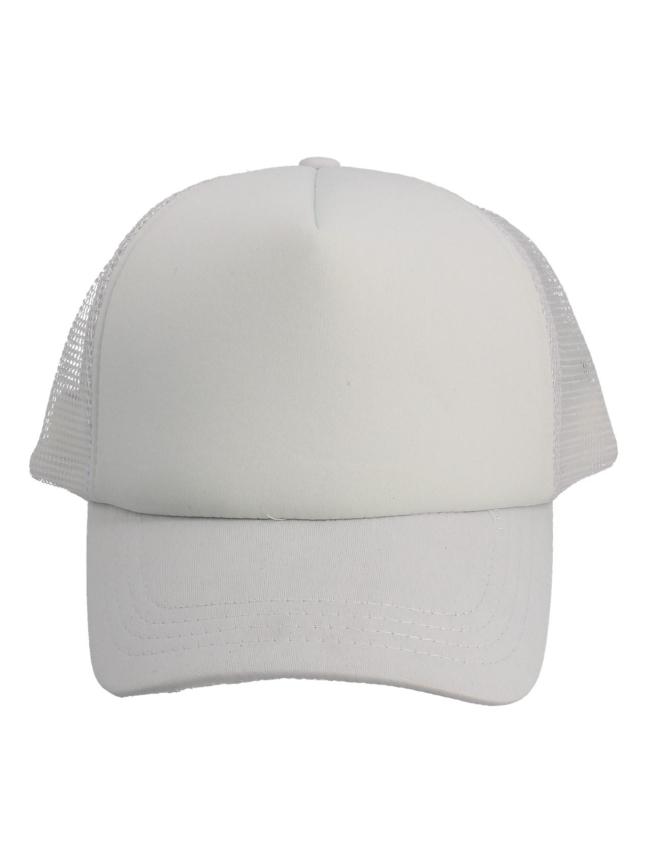 Casquette trucker uni blanc - K Up