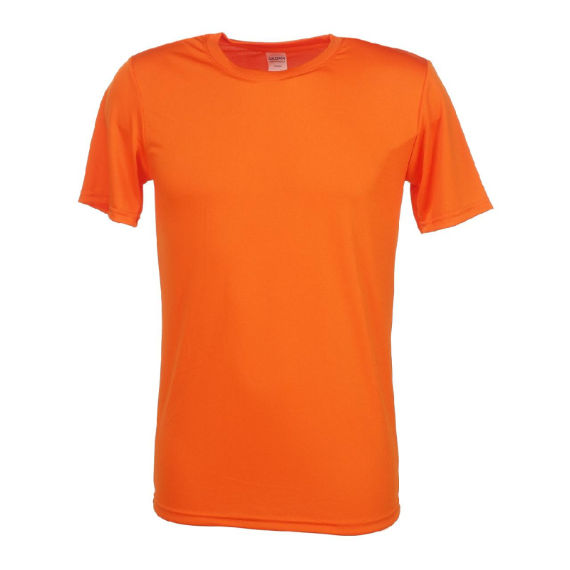 T-shirt basic uni performance orange homme - Gildan