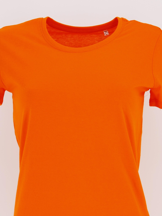 T-shirt uni orange femme - Kariban