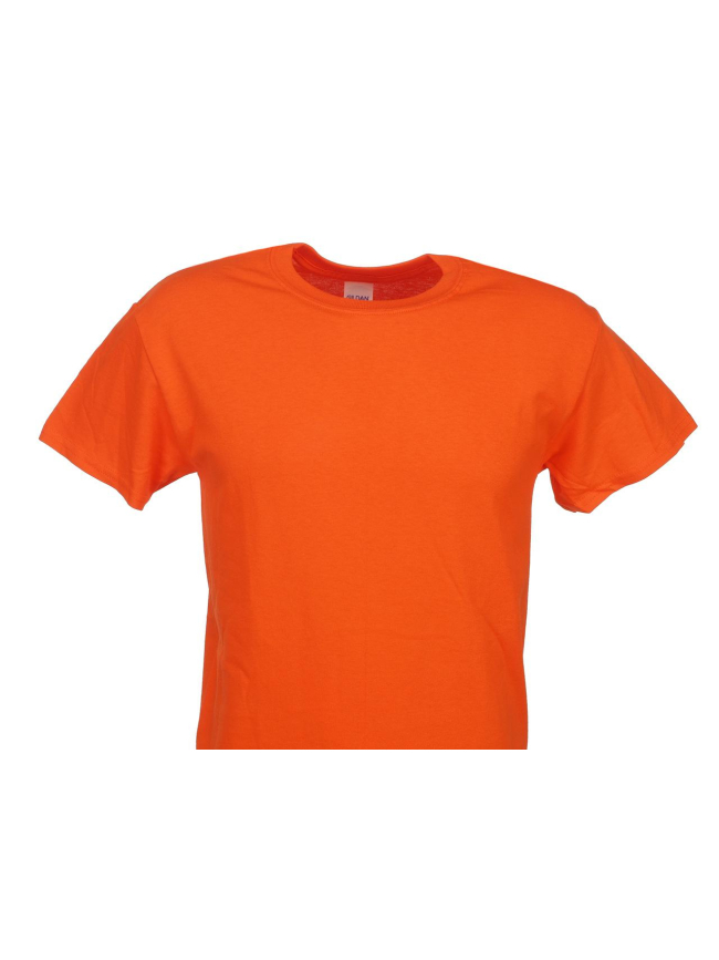 T-shirt basic uni heavy orange homme - Gildan